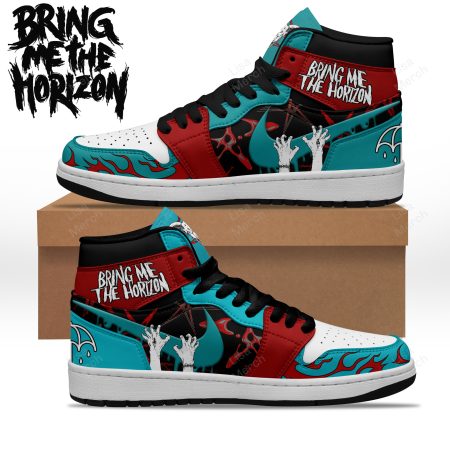 Bring Me The Horizon AJ1 High Sneakers Shoes For Men And Women