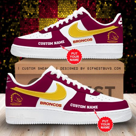 Brisbane Broncos Air Low-Top Sneakers Shoes For Men And Women