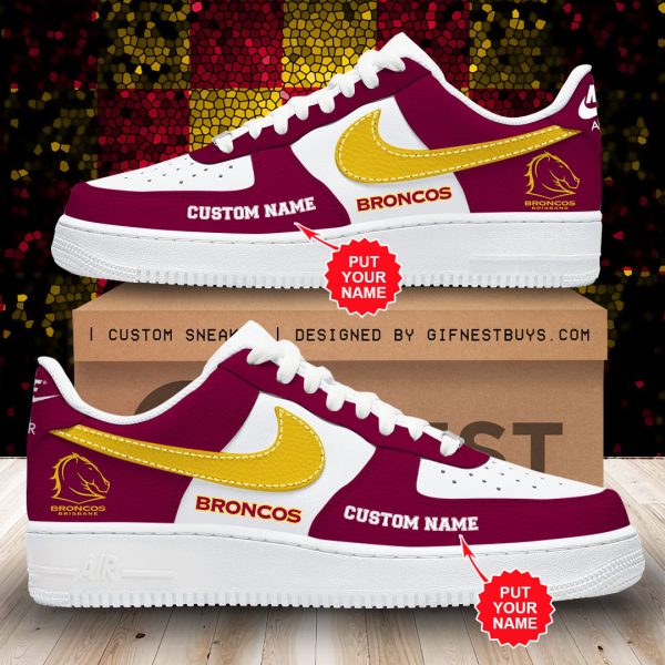 Brisbane Broncos Air Low-Top Sneakers Shoes For Men And Women