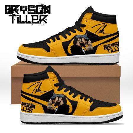 Bryson Tiller AJ1 High Sneakers Shoes For Men And Women
