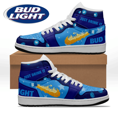 Bud Light AJ1 High Sneakers Shoes For Men And Women