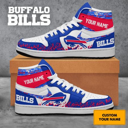 Buffalo Bills AJ1 High Sneakers Shoes For Men And Women