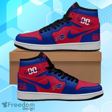 Buffalo Bills AJ1 High Sneakers Shoes For Men And Women