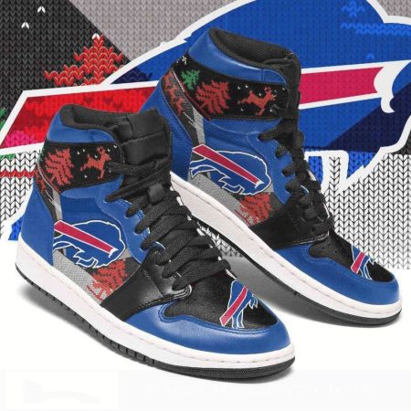 Buffalo Bills NFL AJ1 High Sneakers Shoes For Men And Women