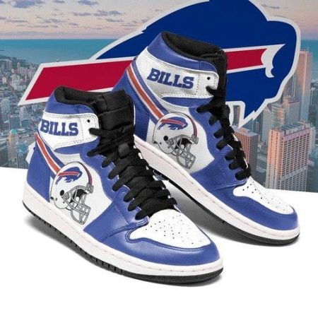 Buffalo Bills NFL AJ1 High Sneakers Shoes For Men And Women