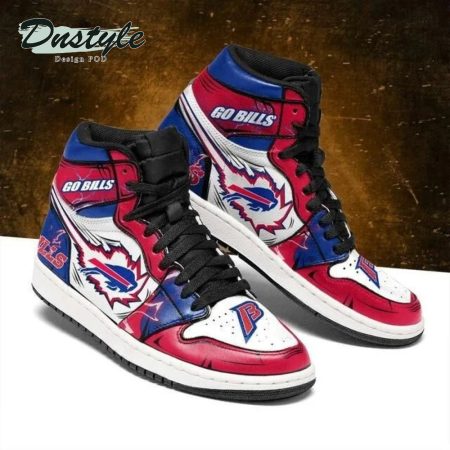 Buffalo Bills NFL AJ1 High Sneakers Shoes For Men And Women
