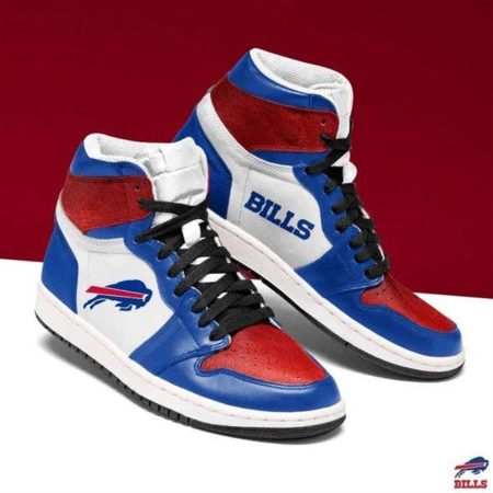 Buffalo Bills NFL AJ1 High Sneakers Shoes For Men And Women