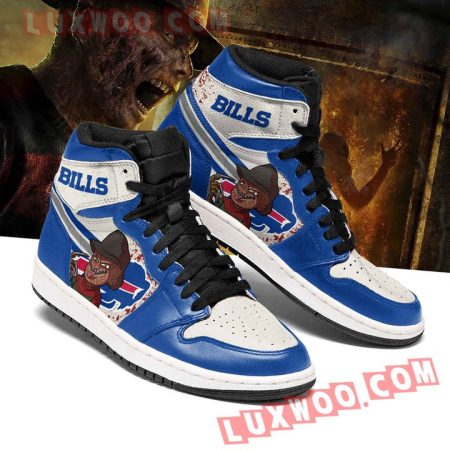 Buffalo Bills NFL AJ1 High Sneakers Shoes For Men And Women