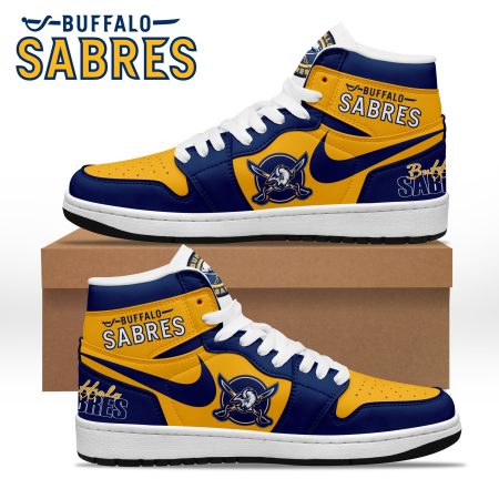 Buffalo Sabres AJ1 High Sneakers Shoes For Men And Women