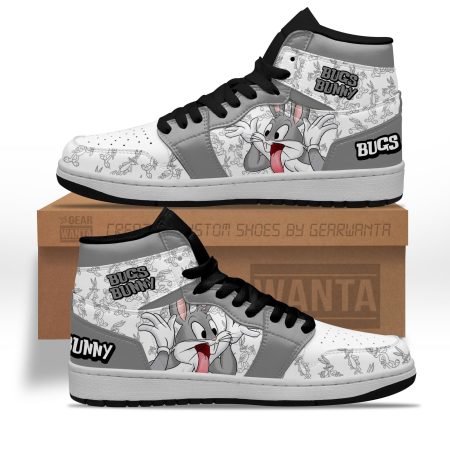 Bugs Bunny AJ1 High Sneakers Shoes For Men And Women