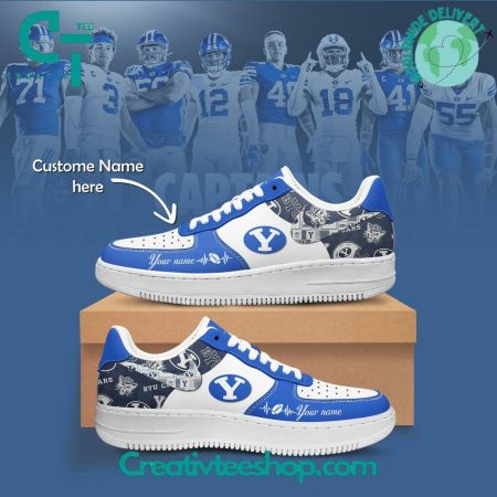 BYU Cougars Air Low-Top Sneakers Shoes For Men And Women