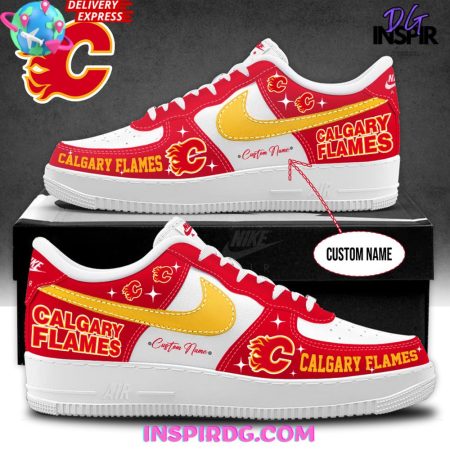 Calgary Flames Air Low-Top Sneakers Shoes For Men And Women