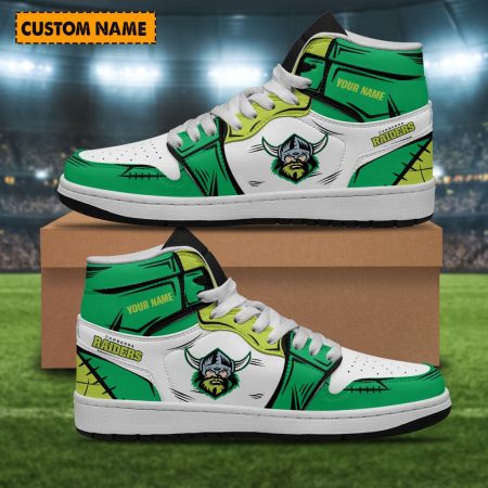 Canberra Raiders AJ1 High Sneakers Shoes For Men And Women