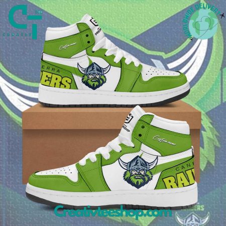Canberra Raiders AJ1 High Sneakers Shoes For Men And Women