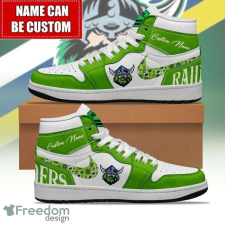 Canberra Raiders AJ1 High Sneakers Shoes For Men And Women