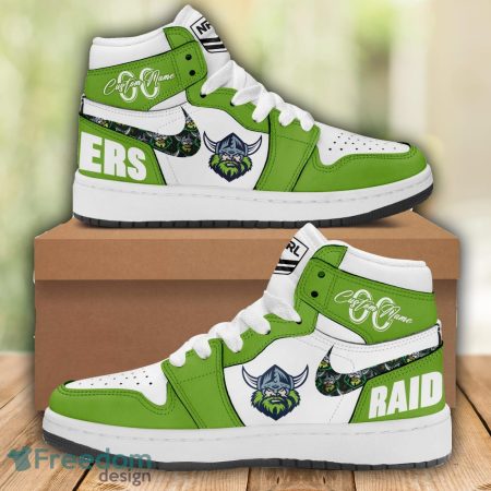 Canberra Raiders AJ1 High Sneakers Shoes For Men And Women