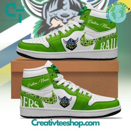 Canberra Raiders AJ1 High Sneakers Shoes For Men And Women