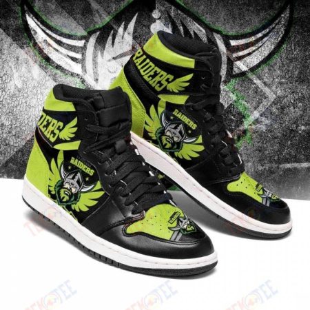 Canberra Raiders NRL AJ1 High Sneakers Shoes For Men And Women