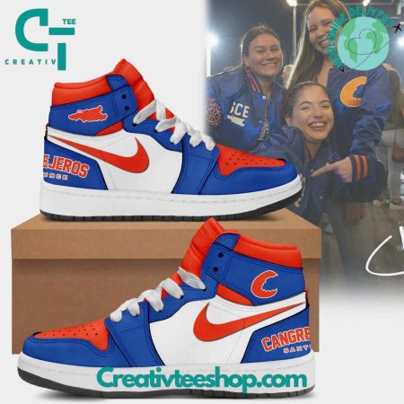 Cangrejeros de Santurce Basketball  AJ1 High Sneakers Shoes For Men And Women