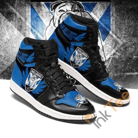 Canterbury-Bankstown Bulldogs NRL AJ1 High Sneakers Shoes For Men And Women