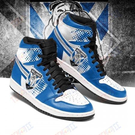 Canterbury-Bankstown Bulldogs NRL AJ1 High Sneakers Shoes For Men And Women