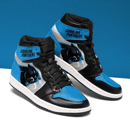 Carolina Panthers NFL AJ1 High Sneakers Shoes For Men And Women