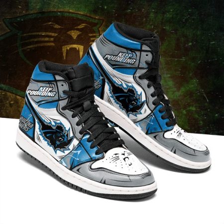 Carolina Panthers NFL AJ1 High Sneakers Shoes For Men And Women
