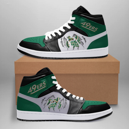 Charlotte 49ers AJ1 High Sneakers Shoes For Men And Women