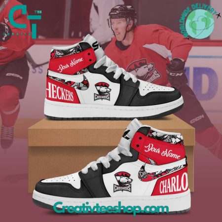 Charlotte Checkers  AJ1 High Sneakers Shoes For Men And Women