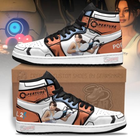 Chell Portal AJ1 High Sneakers Shoes For Men And Women