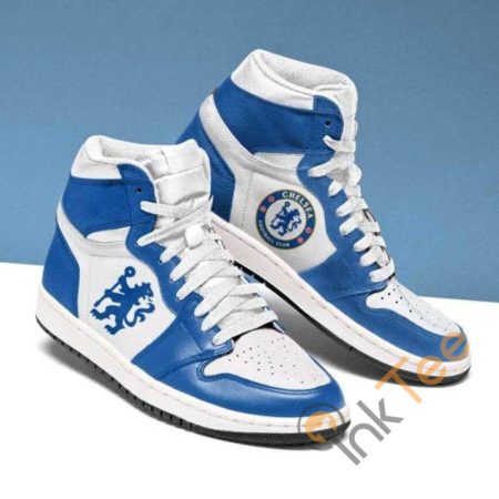 Chelsea FC EPL AJ1 High Sneakers Shoes For Men And Women