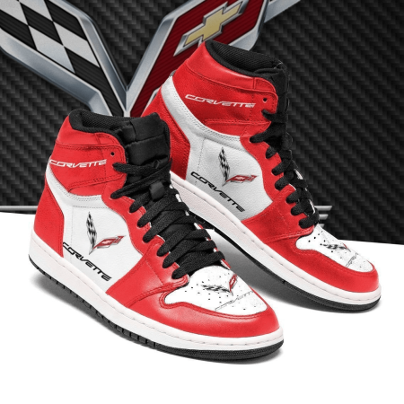 Chevrolet Corvette AJ1 High Sneakers Shoes For Men And Women
