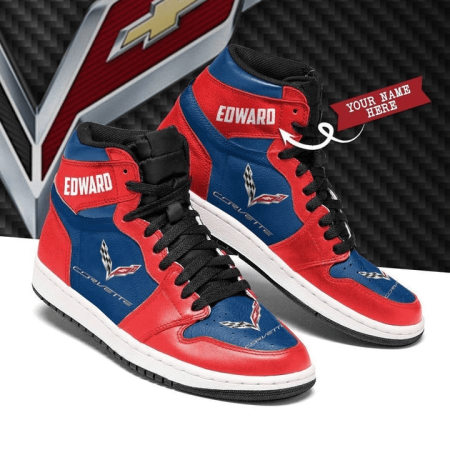 Chevrolet Corvette AJ1 High Sneakers Shoes For Men And Women