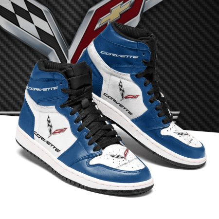Chevrolet Corvette AJ1 High Sneakers Shoes For Men And Women