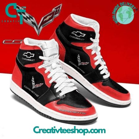 Chevrolet Corvette AJ1 High Sneakers Shoes For Men And Women