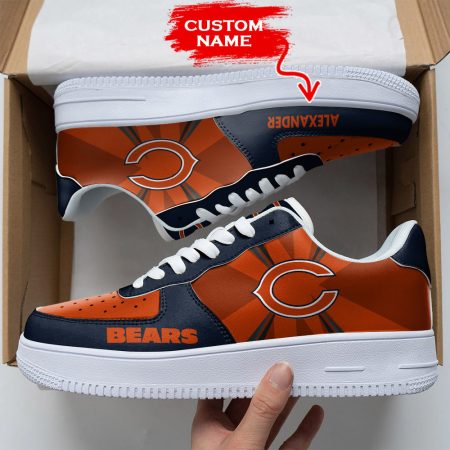 Chicago Bears NFL Air Low-Top Sneakers Shoes For Men And Women