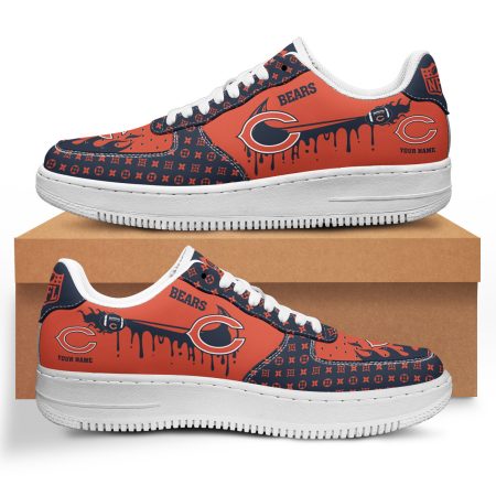 Chicago Bears NFL Air Low-Top Sneakers Shoes For Men And Women