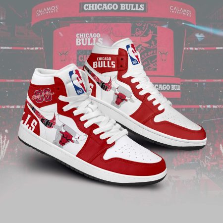 Chicago Bulls AJ1 High Sneakers Shoes For Men And Women