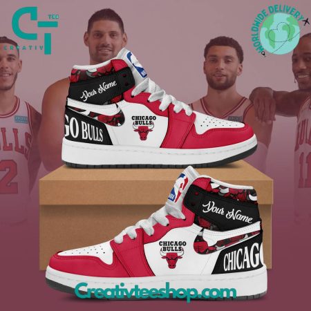 Chicago Bulls AJ1 High Sneakers Shoes For Men And Women