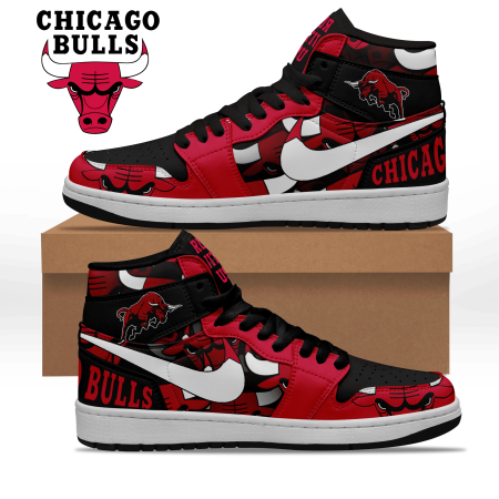 Chicago Bulls AJ1 High Sneakers Shoes For Men And Women