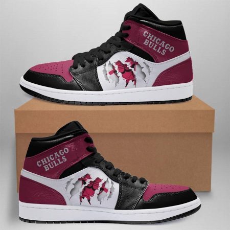 Chicago Bulls NBA AJ1 High Sneakers Shoes For Men And Women