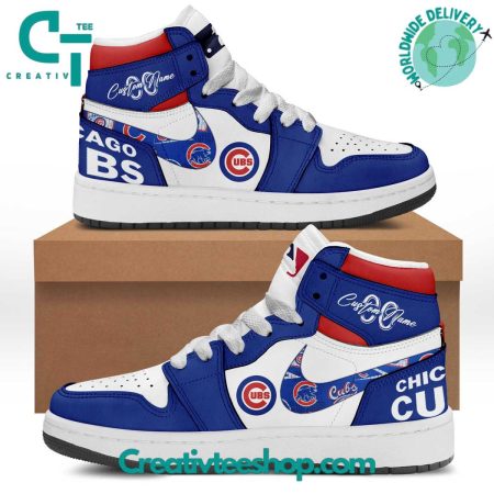 Chicago Cubs AJ1 High Sneakers Shoes For Men And Women