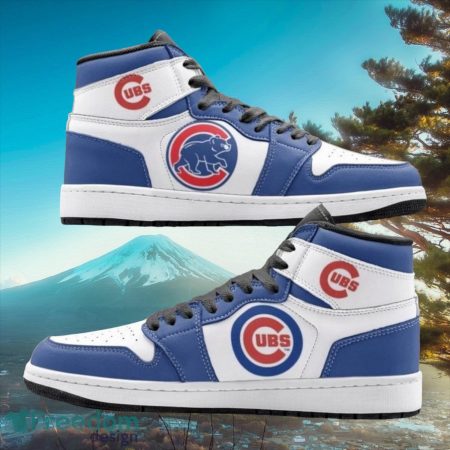 Chicago Cubs AJ1 High Sneakers Shoes For Men And Women