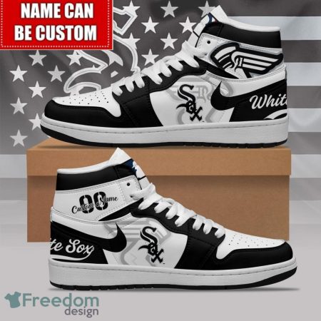 Chicago White Sox AJ1 High Sneakers Shoes For Men And Women