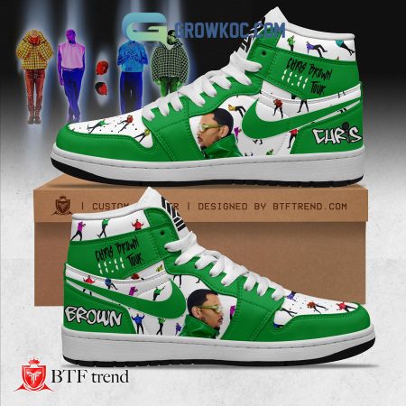 Chris Brown AJ1 High Sneakers Shoes For Men And Women