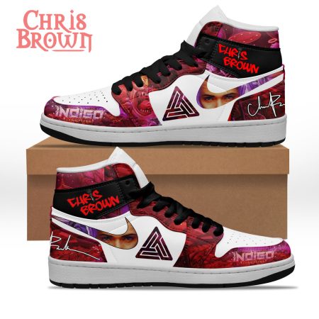Chris Brown AJ1 High Sneakers Shoes For Men And Women