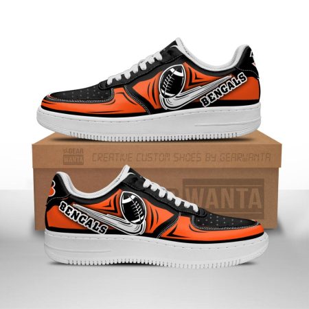 Cincinnati Bengals Air Low-Top Sneakers Shoes For Men And Women