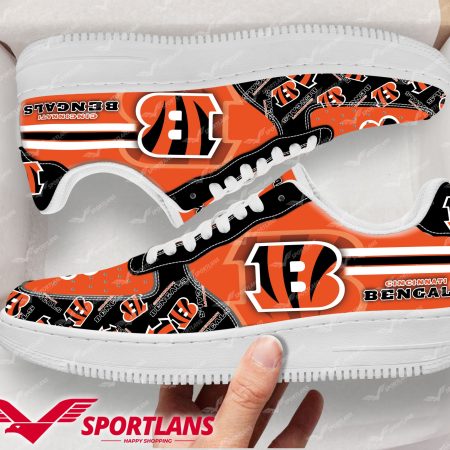 Cincinnati Bengals NFL Air Low-Top Sneakers Shoes For Men And Women