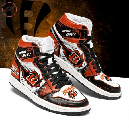 Cincinnati Bengals NFL AJ1 High Sneakers Shoes For Men And Women