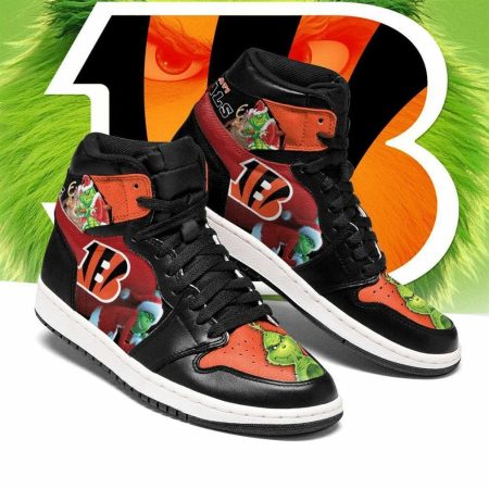 Cincinnati Bengals NFL AJ1 High Sneakers Shoes For Men And Women